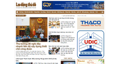 Desktop Screenshot of laodongthudo.vn